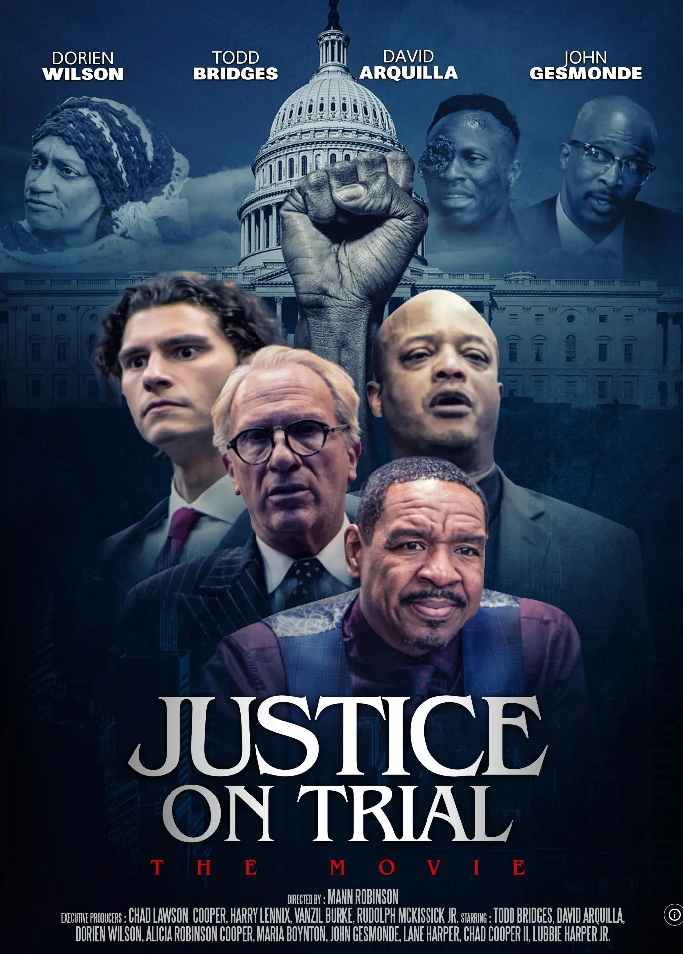 Justice on Trial The Movie poster directed by Mann Robinson