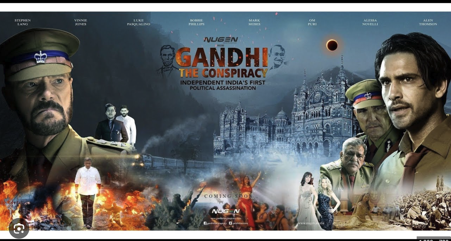 Gandhi The Conspiracy film banner poster