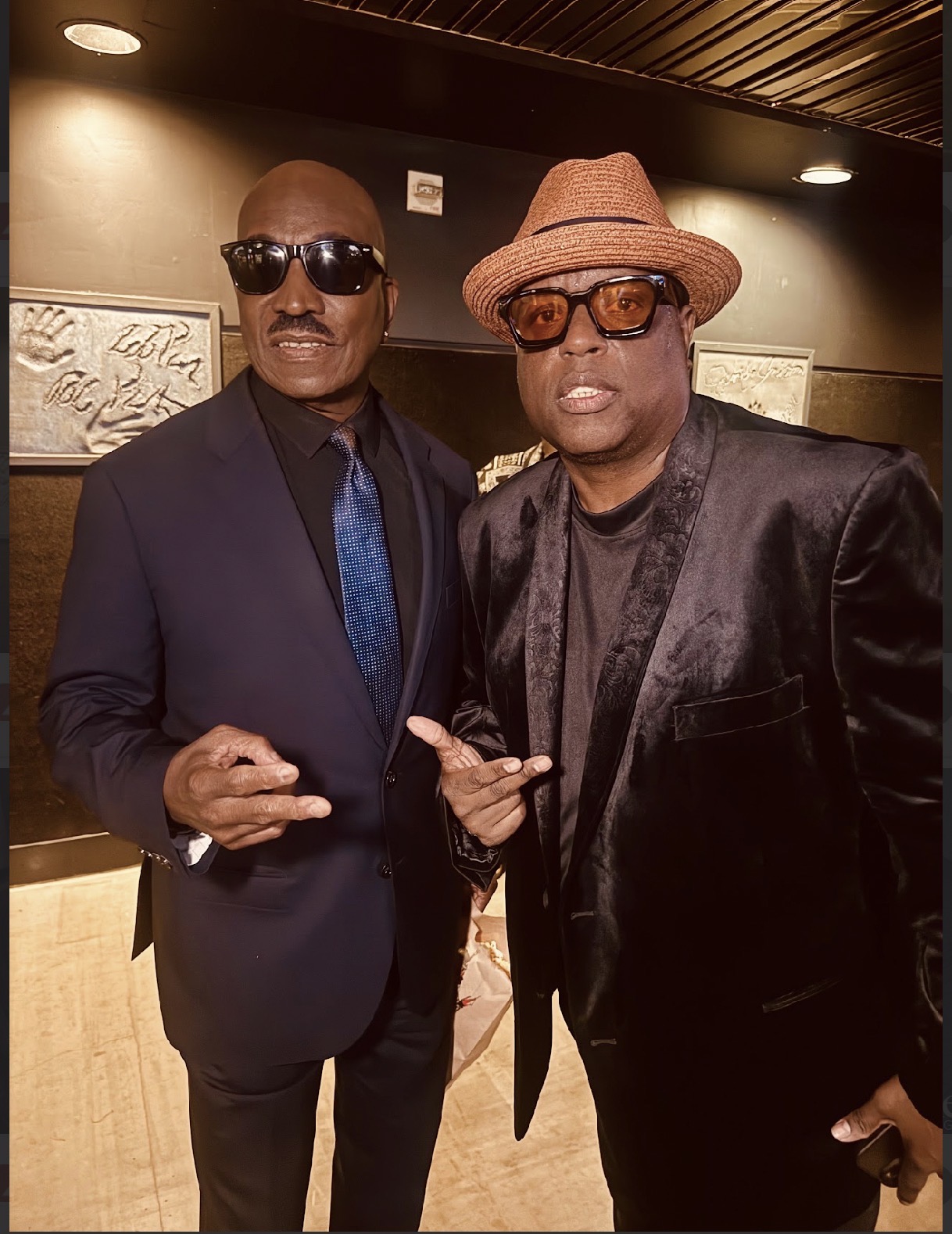 Rob Diggy Morrison with Clifton Powell at an industry event